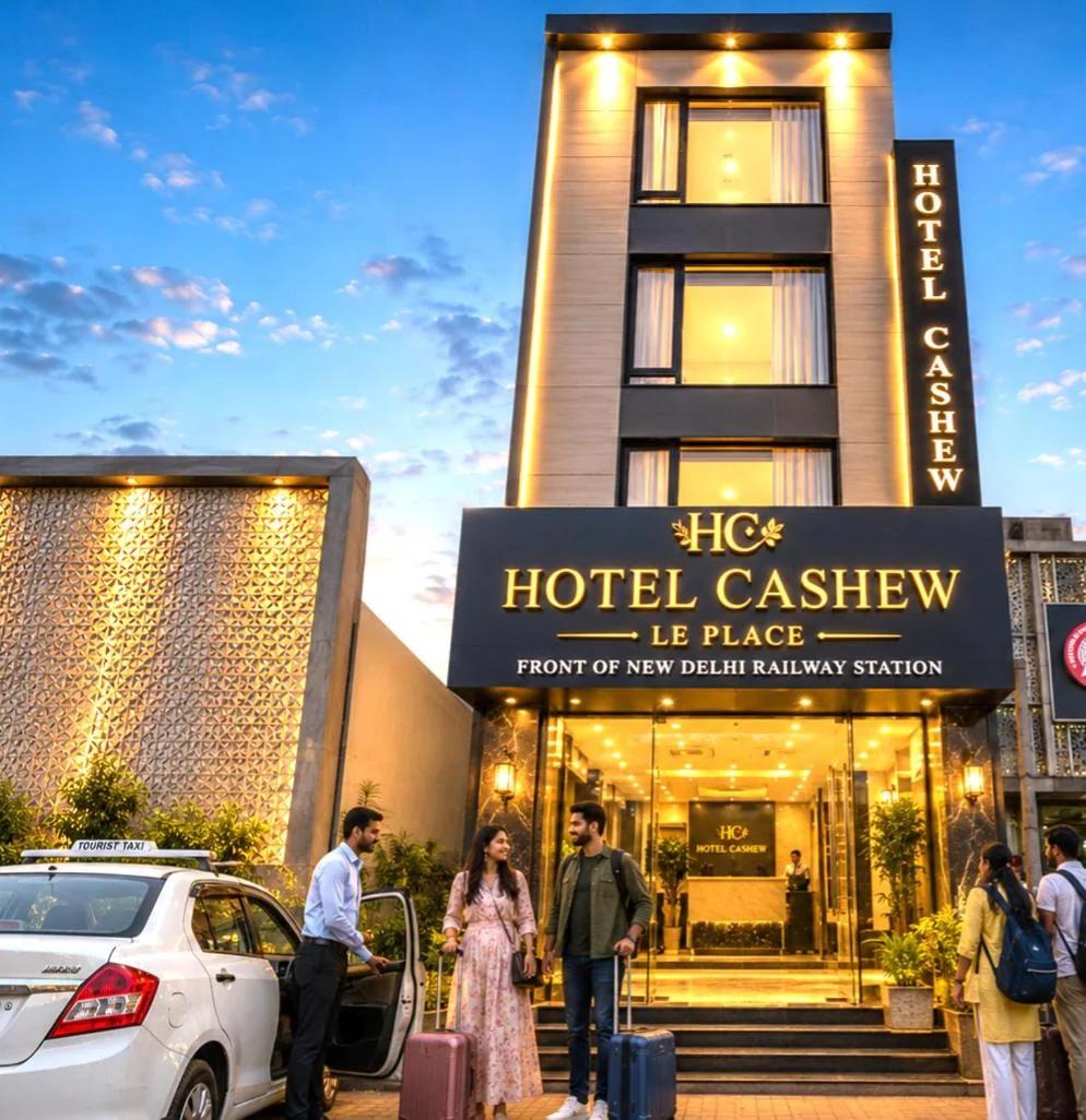 Hotel Cashew le Place 'Front of New Delhi Railway Station & 1 Minute from Connaught Place & City Centre