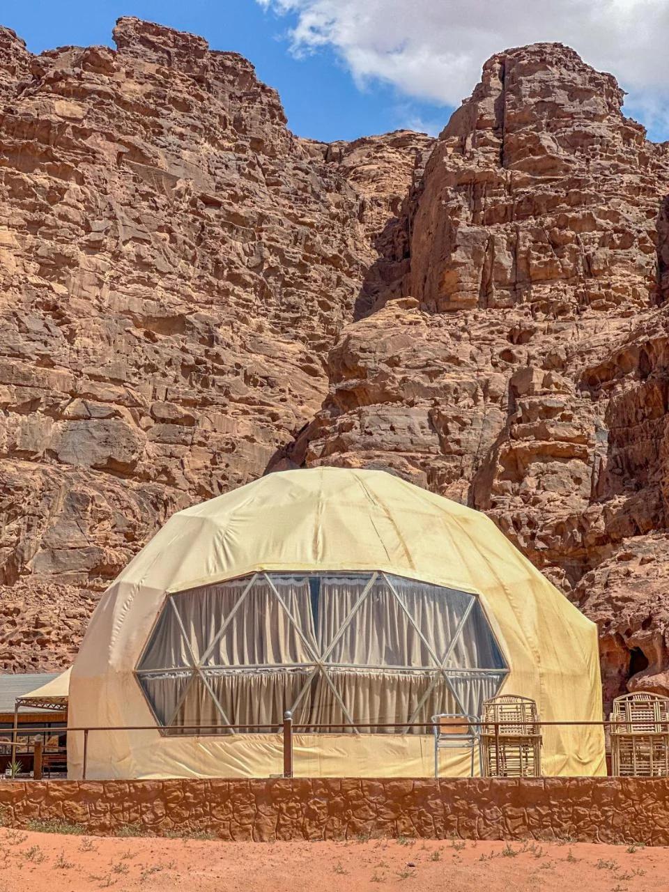 Martian landscape camp photo