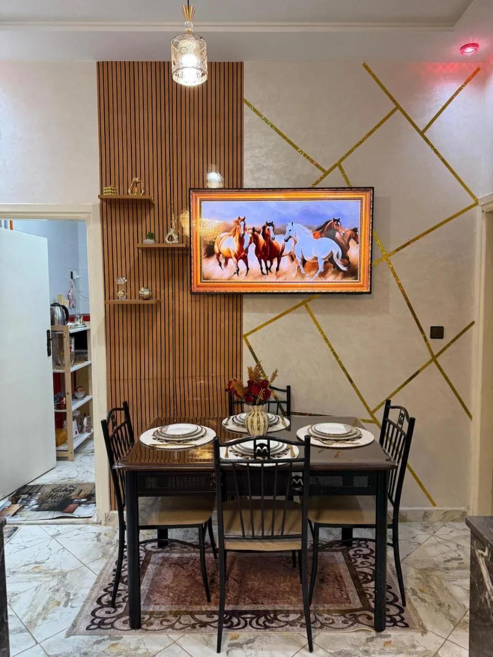 Appartement 2 chambres avec climatisation et Wi-Fi fibre à Meknès foto