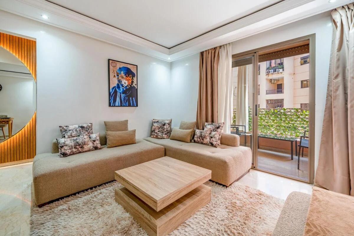 Luxury Apartment with Pool, Hammam & Gym Guéliz 11