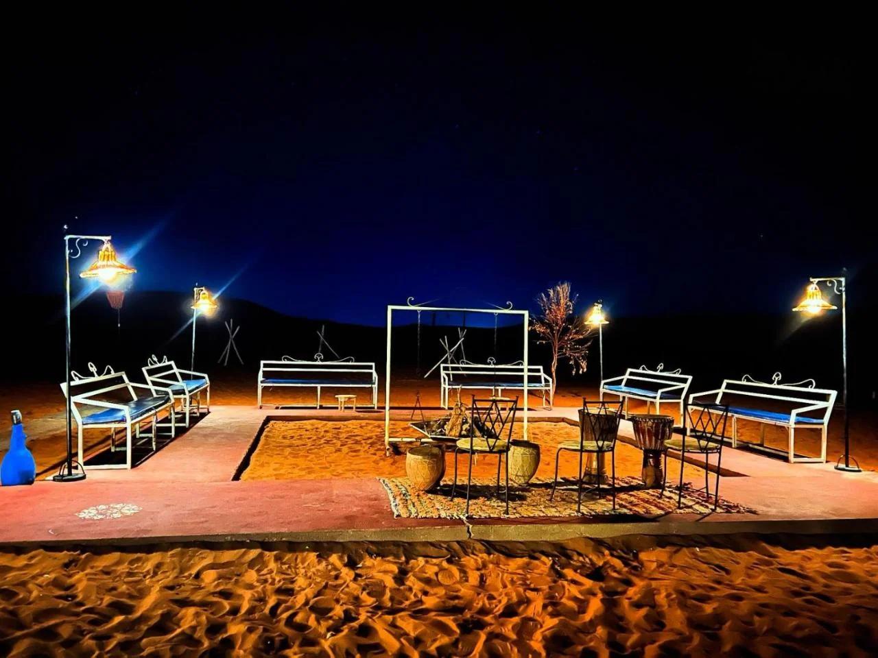 Luxury camp desert photo