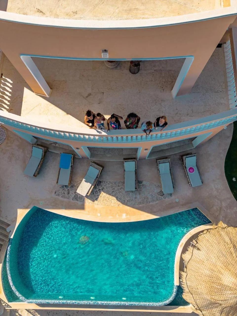 Exclusive Retreat at Hacienda Tankah Luxury 7 Bedroom Oceanfront Villa with Infinity Pool and Full Staff Included In Tulum foto