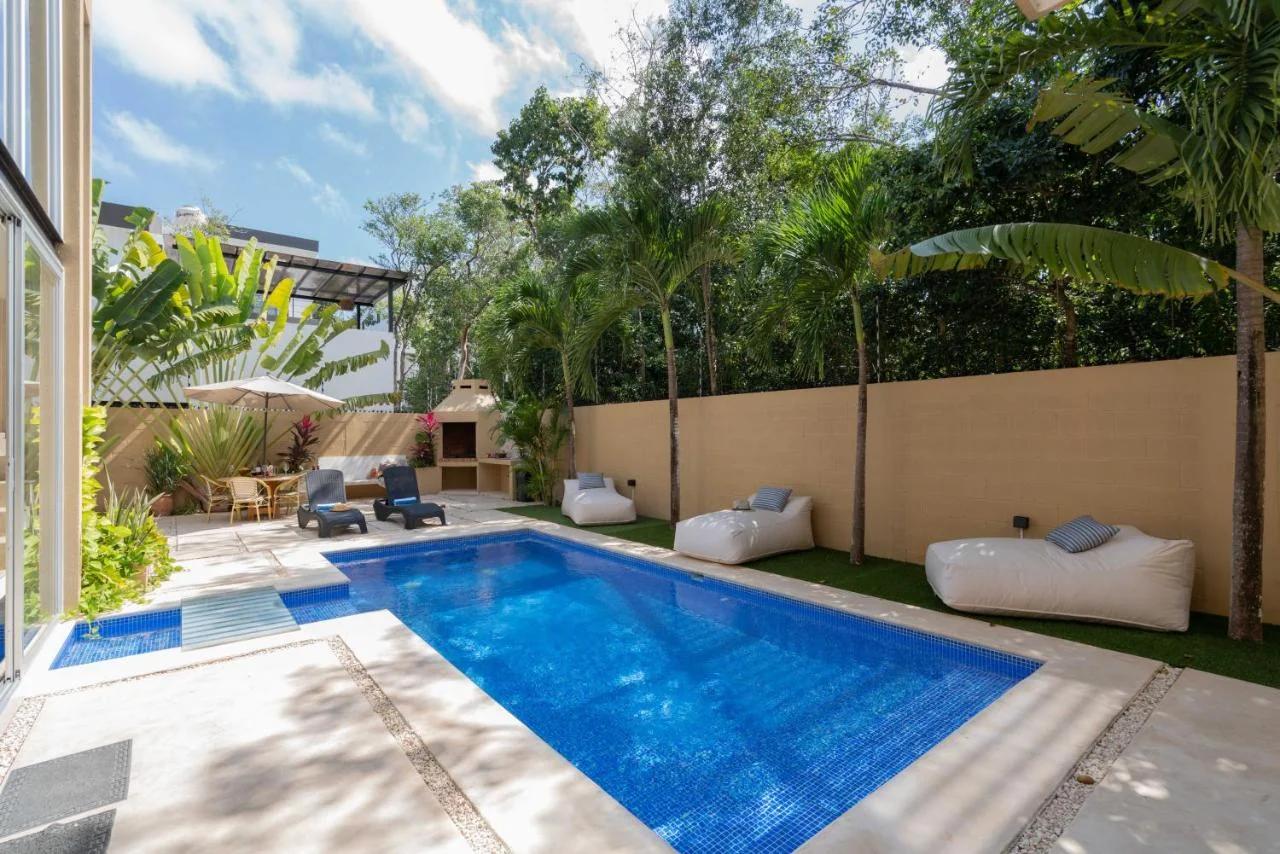 Tulum Private Modern Villa-Pool Beds-AC-Internet-Parking-Grill photo