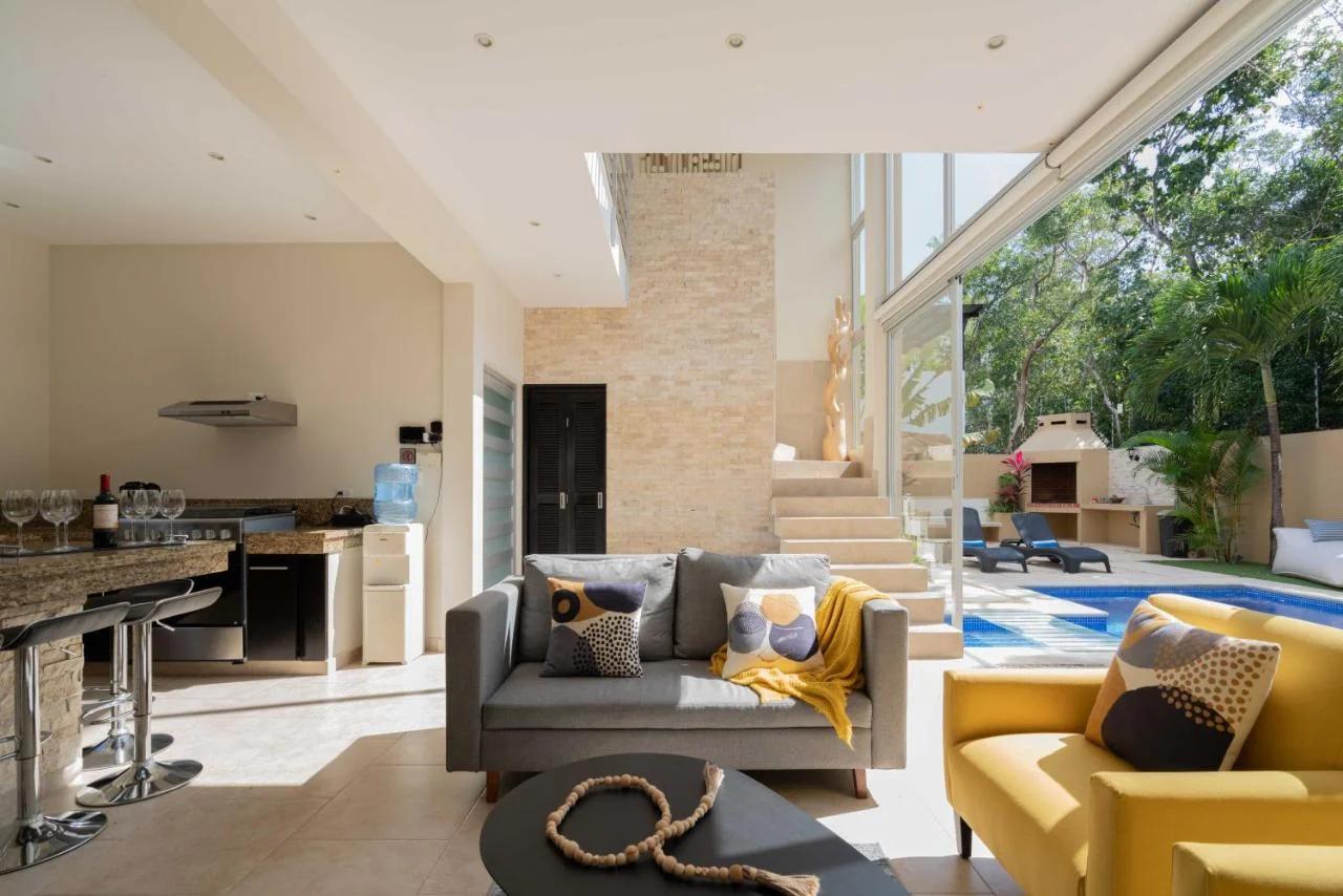Tulum Private Modern Villa-Pool Beds-AC-Internet-Parking-Grill photo
