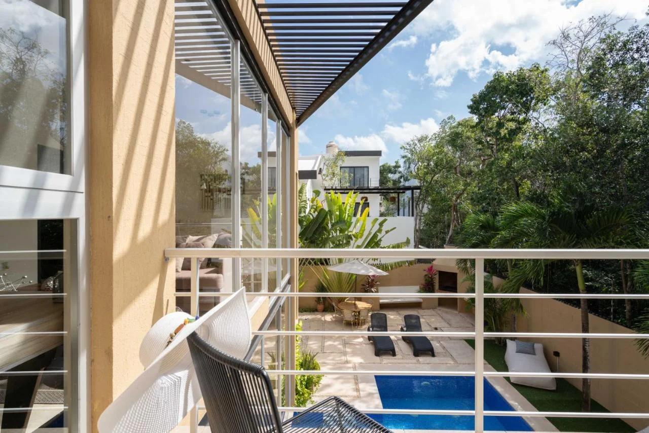 Tulum Private Modern Villa-Pool Beds-AC-Internet-Parking-Grill photo