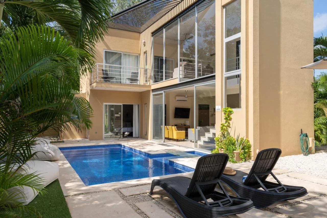 Tulum Private Modern Villa-Pool Beds-AC-Internet-Parking-Grill photo