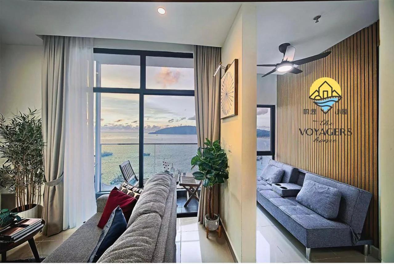 The Voyagers Home I The Shore CBD KK I 1 plus 1 Room 2-5 Pax 홈스테이 photo