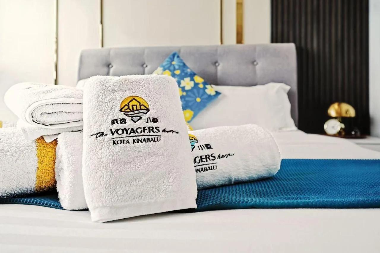 The Voyagers Home I The Shore CBD KK I 1 plus 1 Room 2-5 Pax 홈스테이 photo