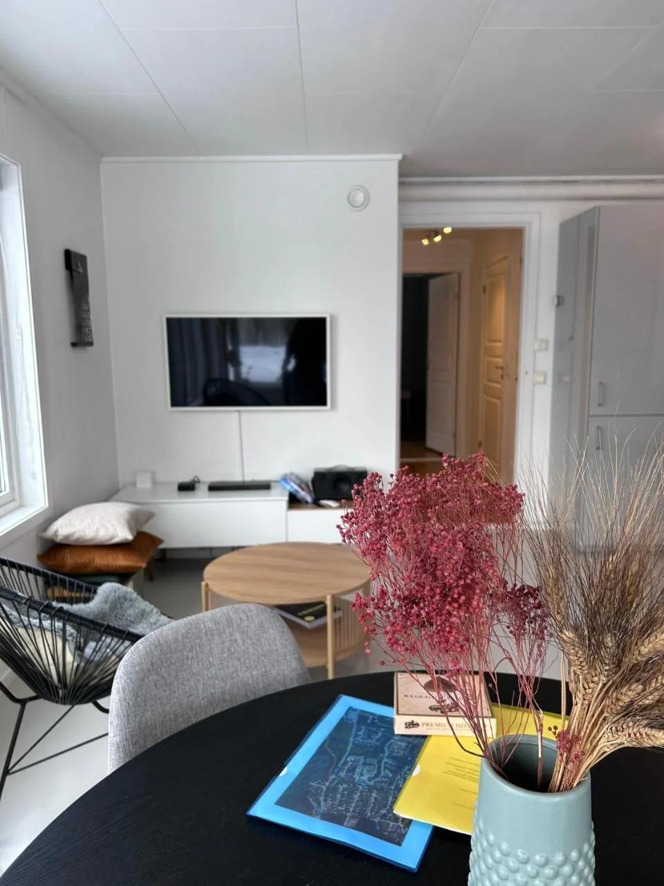 Bright and comfortable Tromsø apartment with easy airport access, parking and nature nearby photo