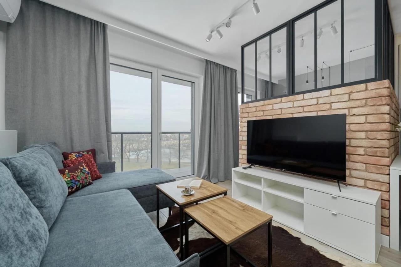 River View Studio with Balcony & FREE GARAGE Wrocław by Noclegi Renters foto