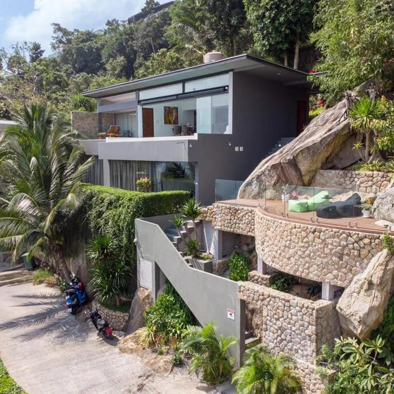 Villa Moana Panoramic Sunrise Ocean View 3BR Samui photo