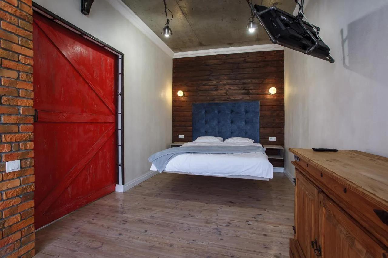 Loft with a swing and side sea view photo