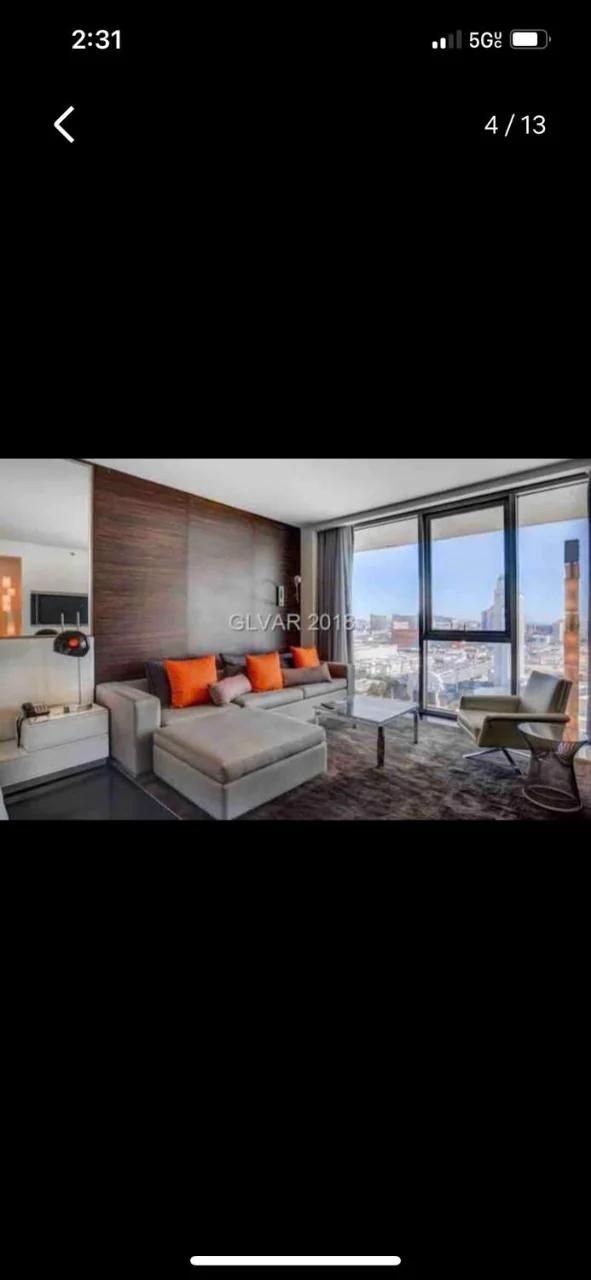 Amazing view 18th floor at Palms place Las Vegas photo