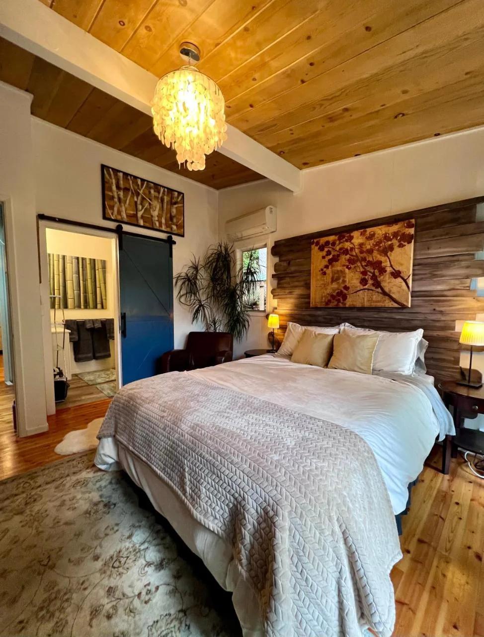 Arcata Forest Retreat Peaceful Redwood Suite 5 min to Downtown Arcata w Private Patio Fountain & Fire Pit photo