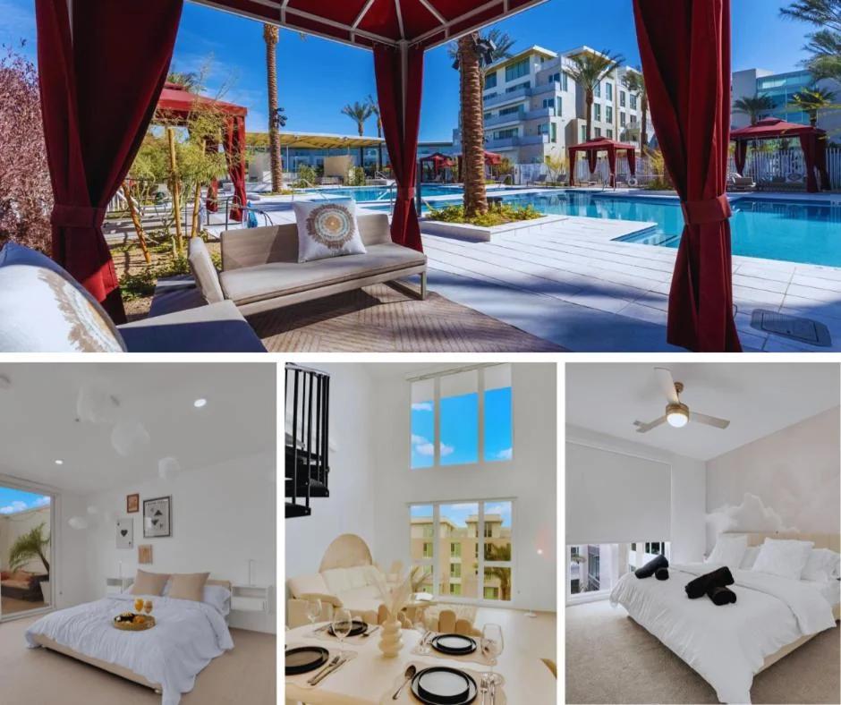 Casa Nube with Beach Club, Pickleball Court , Gym & Spa, Near Airport & Las Vegas Strip