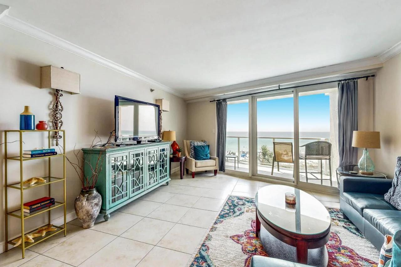 Dreamy Gulf condo with water-view balcony pool & beach access photo