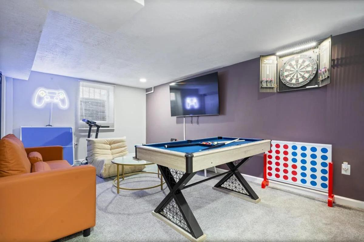 Game Room Retreat with Firepit and Gym, Sleeps 12 photo