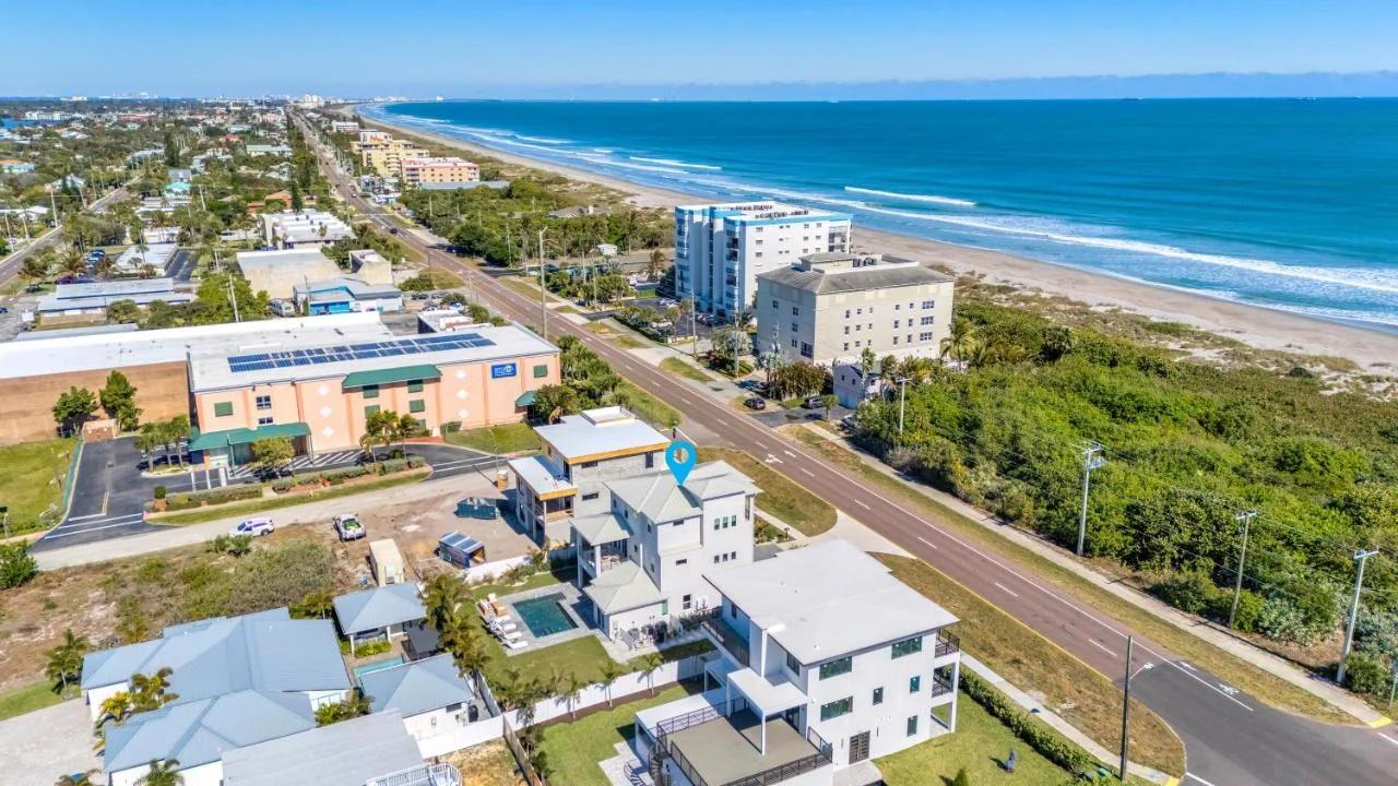 Luxury Cocoa Beach Oceanview Beach House Heated Private Pool, Spa & Beach Access Sleeps 12 photo