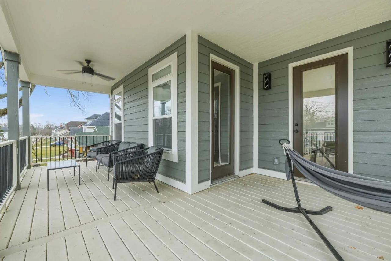 Near Indy Attractions • Deck • Patio • Fenced Yard photo
