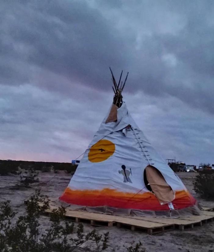 Tee Pee at Maringa Serrano