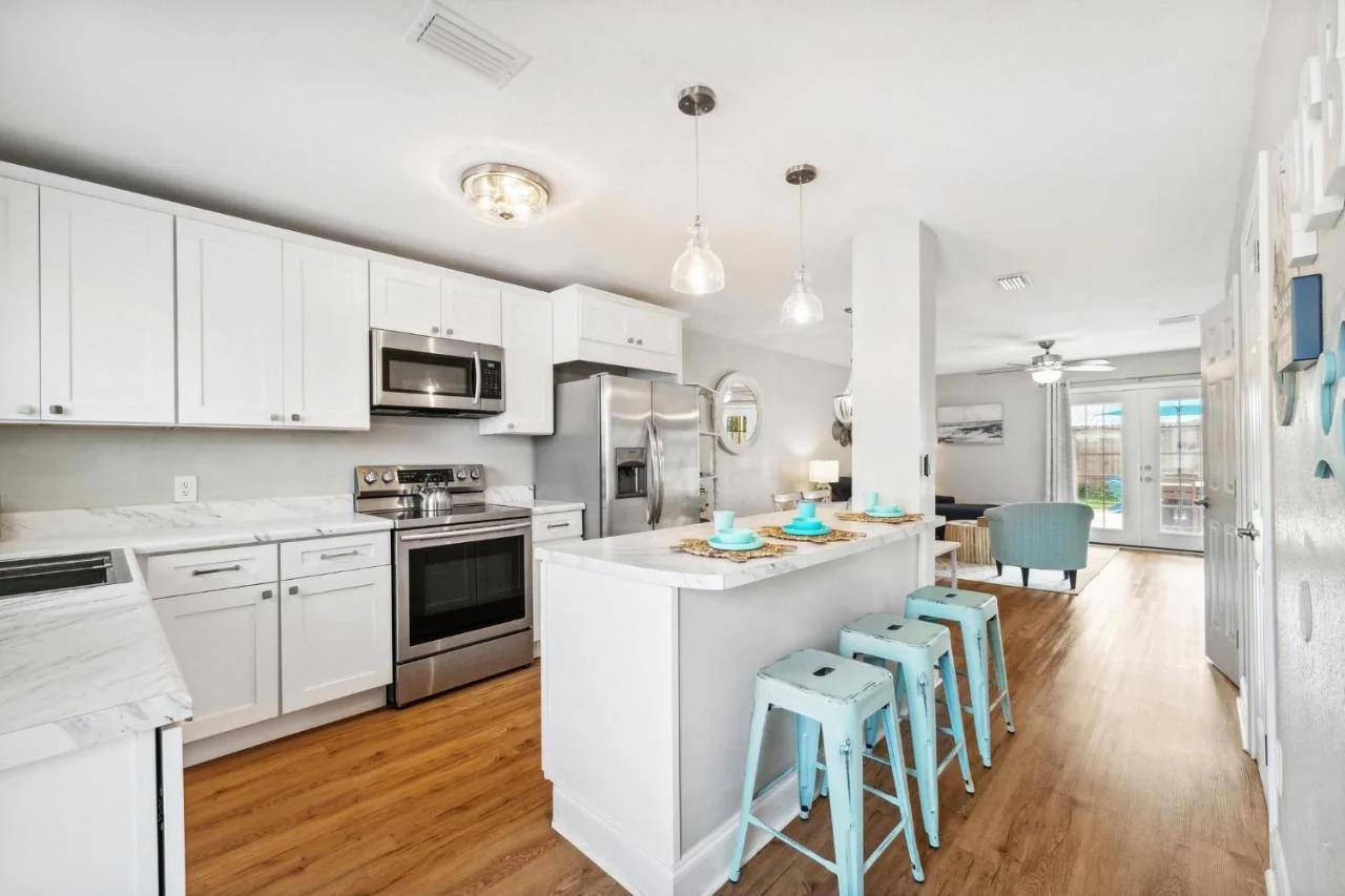Walk to Beach, Private Beach Townhome, Backyard, Fire Pit, Shell Island & St Andrews State Park photo