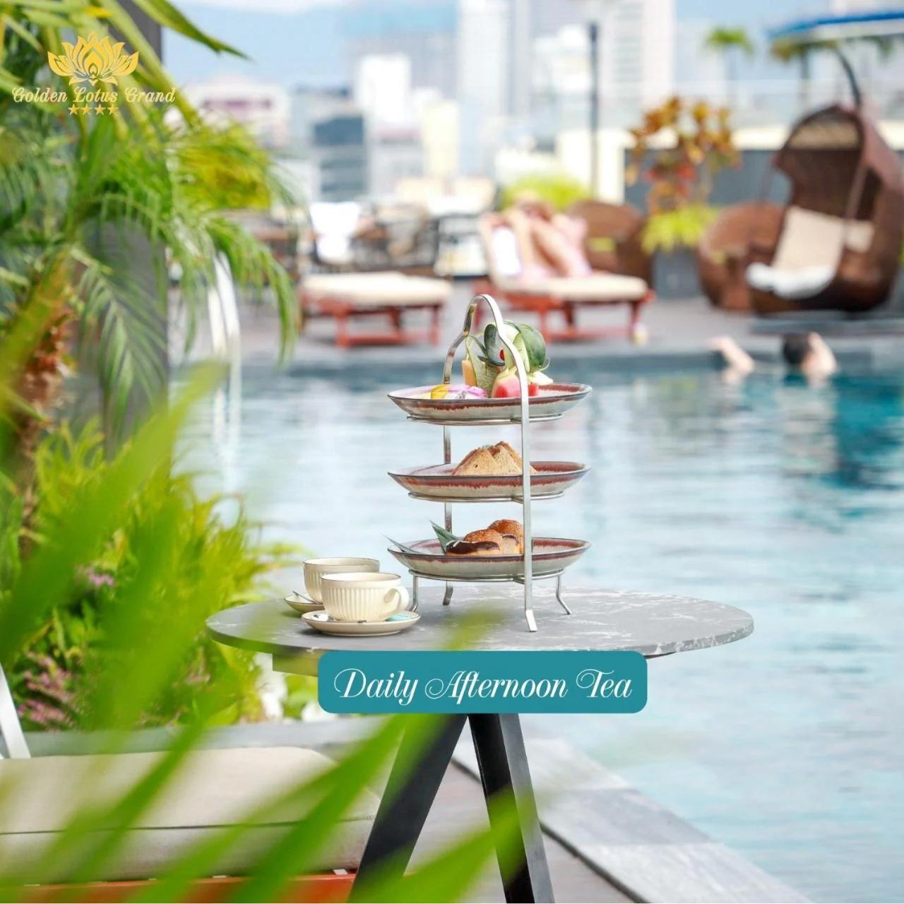 Golden Lotus Grand Da Nang - Panoramic Rooftop Bar & Daily Afternoon Tea foto
